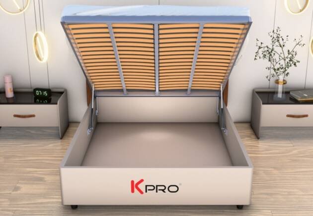 BED TOP FRAME WITH BED FITTINGS